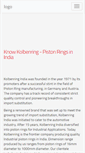 Mobile Screenshot of kolbenringindia.com